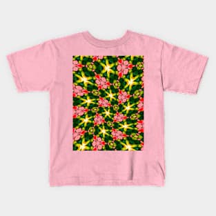 Cute Tropical Flower Pattern Kids T-Shirt